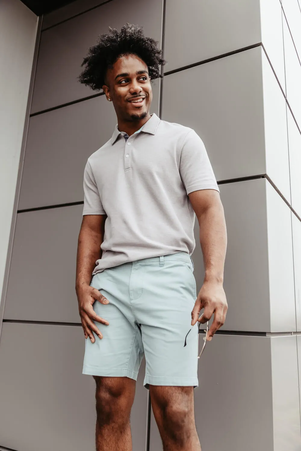 1897 Original 8" Wash Twill Shorts for Men in Malibu Blue | 4GLX1222-MALIBU BLUE