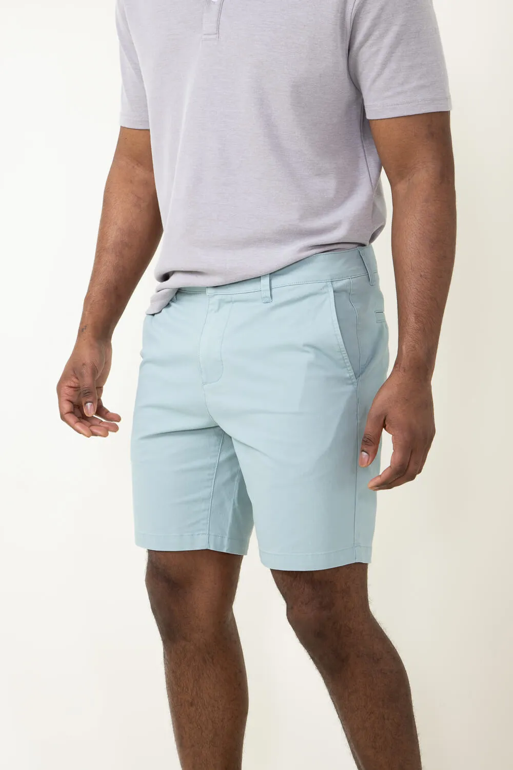 1897 Original 8" Wash Twill Shorts for Men in Malibu Blue | 4GLX1222-MALIBU BLUE