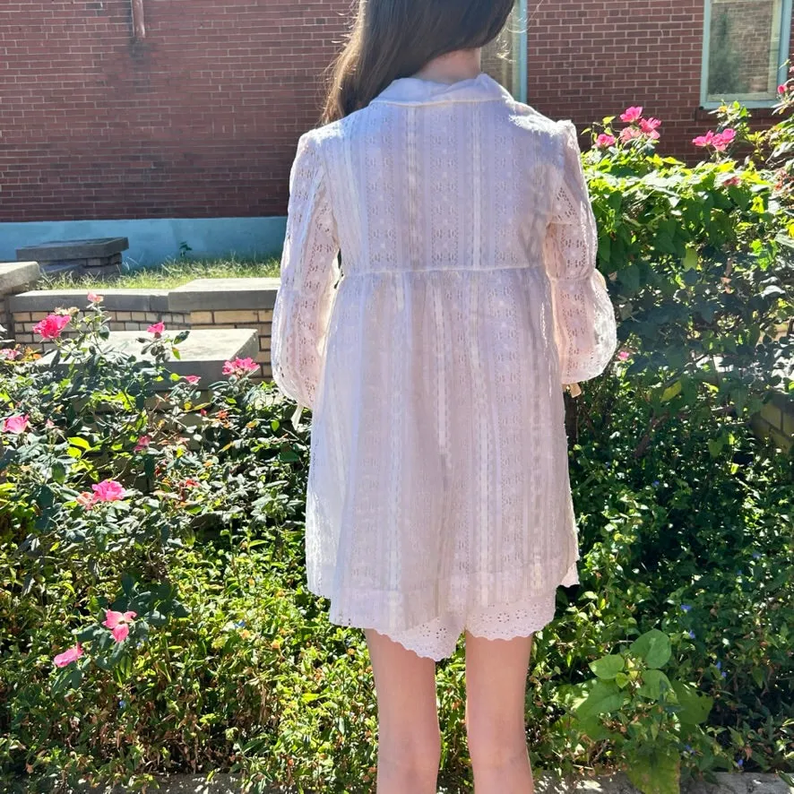 1960s/1970s Growing girl lace dress