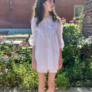 1960s/1970s Growing girl lace dress