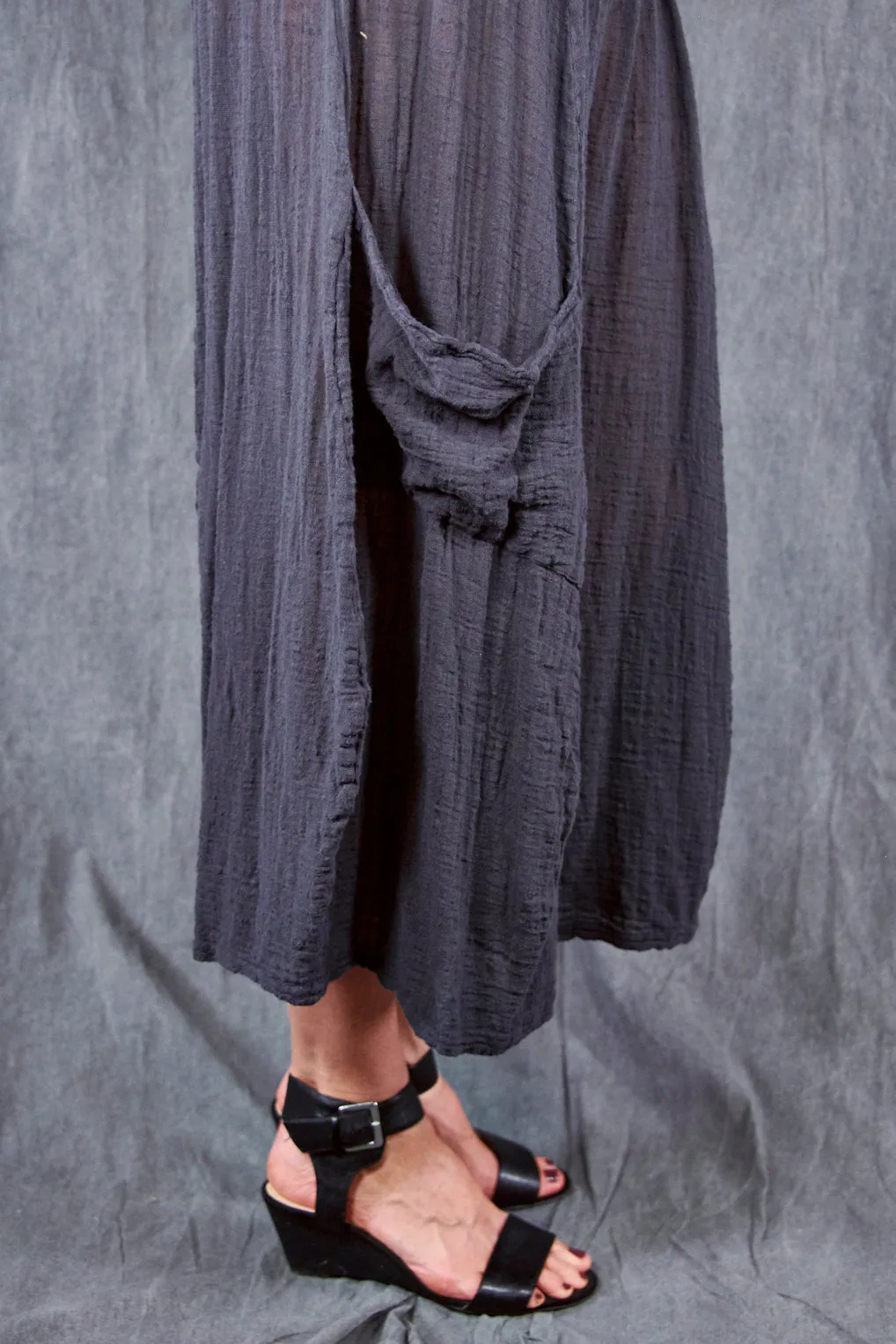 3258 Sheer Gauze Mojo Black
