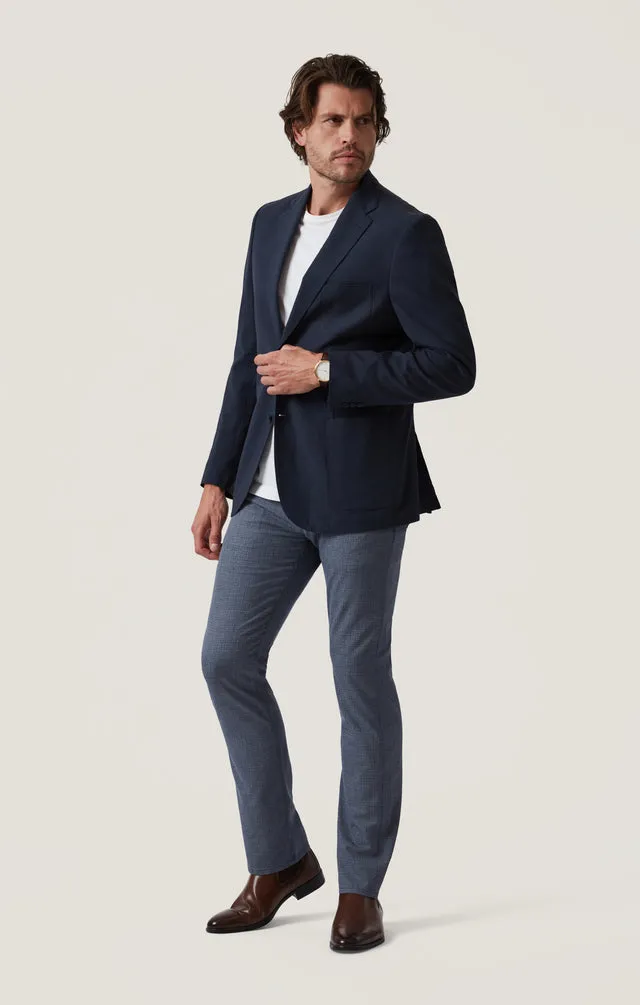 34 Heritage Matteo Seersucker Blazer - Navy
