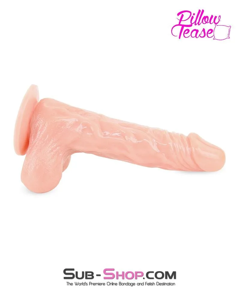3462M      Rechargeable 6.5" Rotating and Vibrating Realistic Dong - LAST CHANCE - Final Closeout!