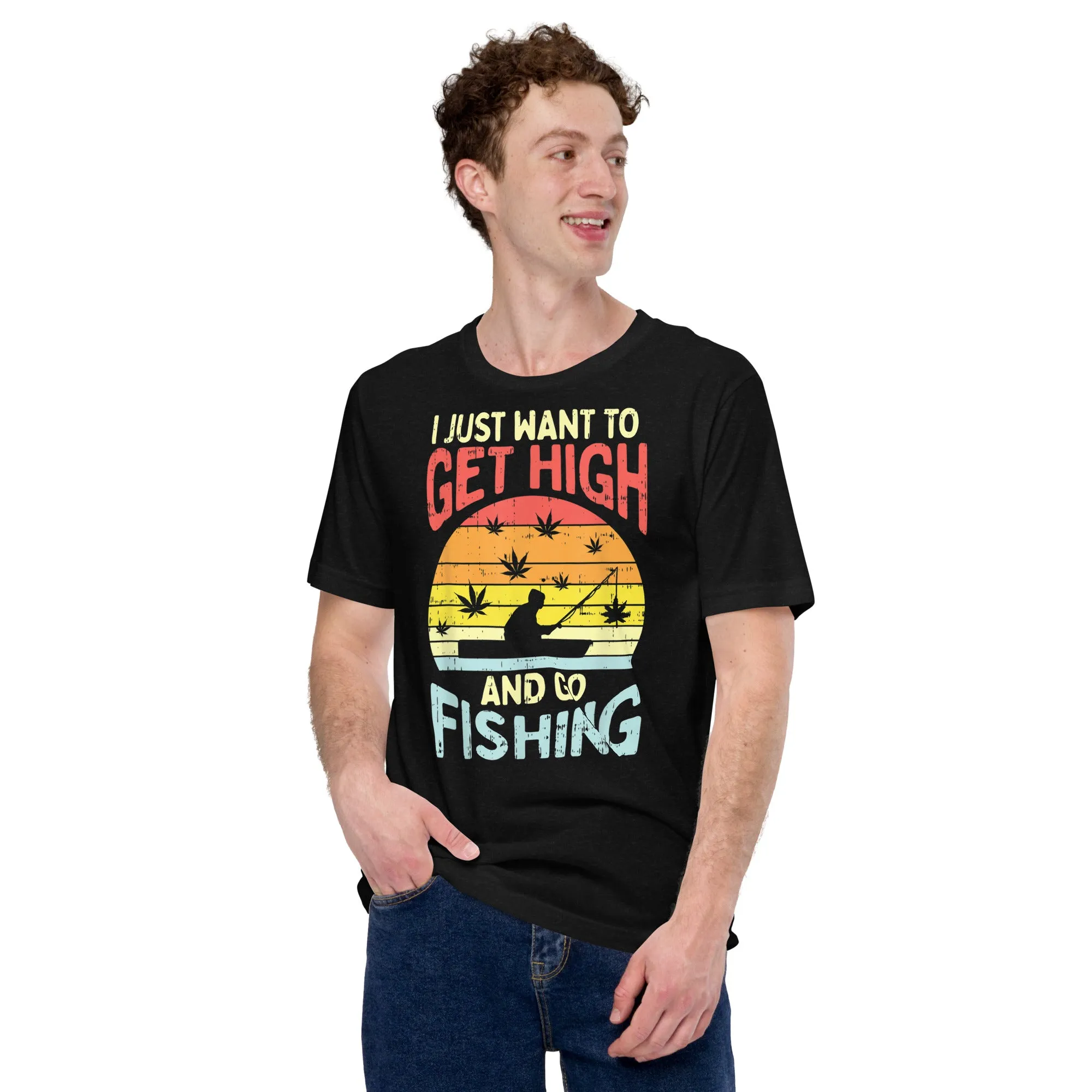 420-Stoner-Fisherman-Angler- Unisex t-shirt