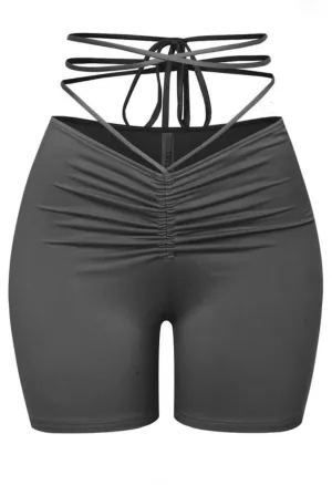 A Lot A Bit Black Shorts