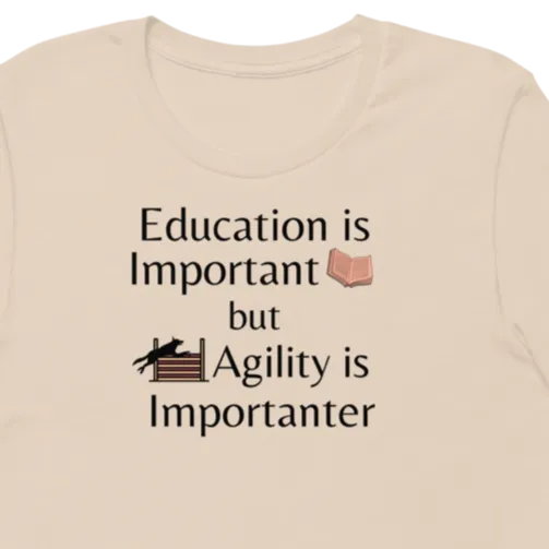 Agility is Importanter T-Shirts - Light