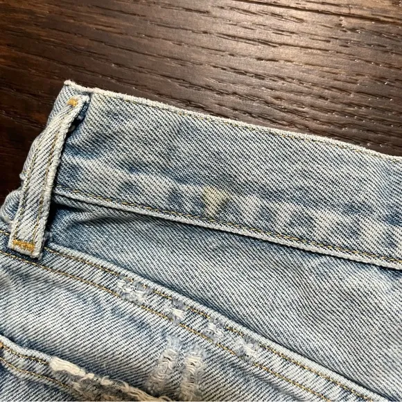 Agolde A026-811 Parker vintage high rise denim jean cutoff shorts jorts Sz 24