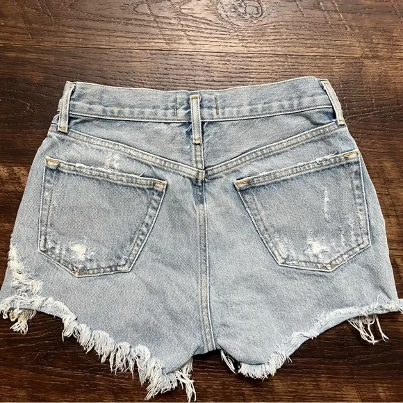 Agolde A026-811 Parker vintage high rise denim jean cutoff shorts jorts Sz 24