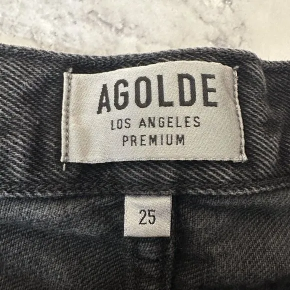 AGOLDE Parker Vintage Cut Off Short in Tidal