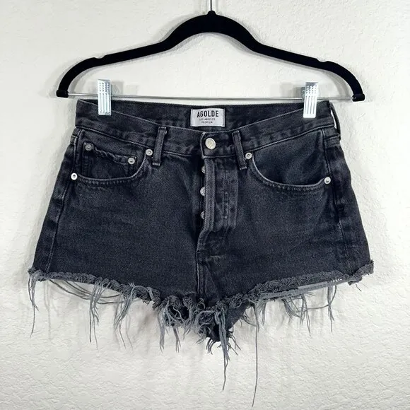 AGOLDE Parker Vintage Cut Off Short in Tidal