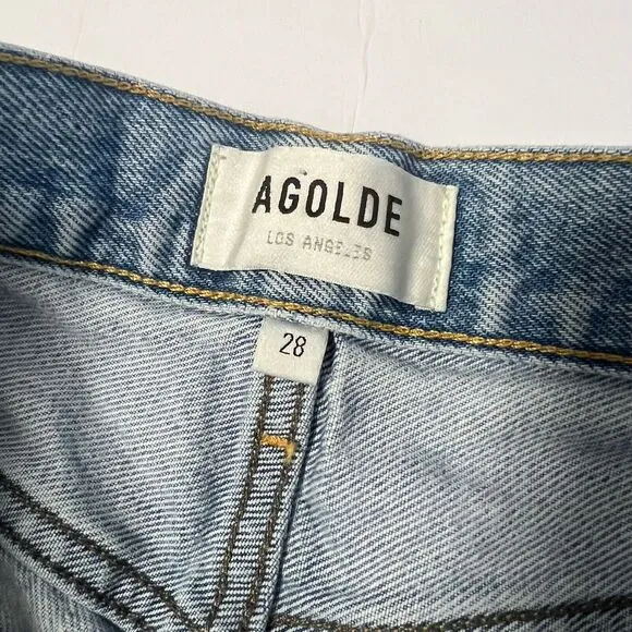 Agolde Sz 28 Parker Vintage Distressed Jean Cutoff Shorts