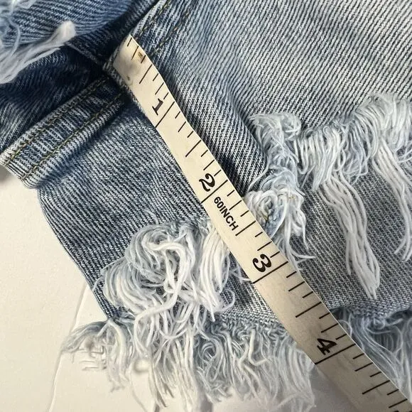 Agolde Sz 28 Parker Vintage Distressed Jean Cutoff Shorts