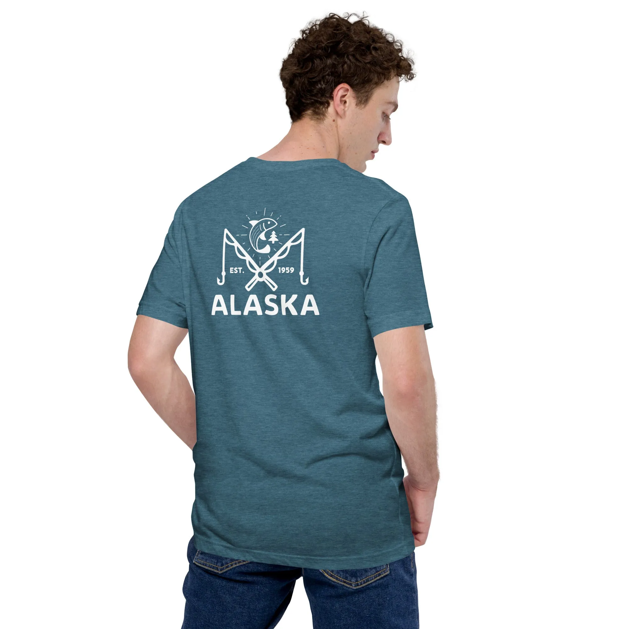 AK Fish T-Shirt - White Lettering