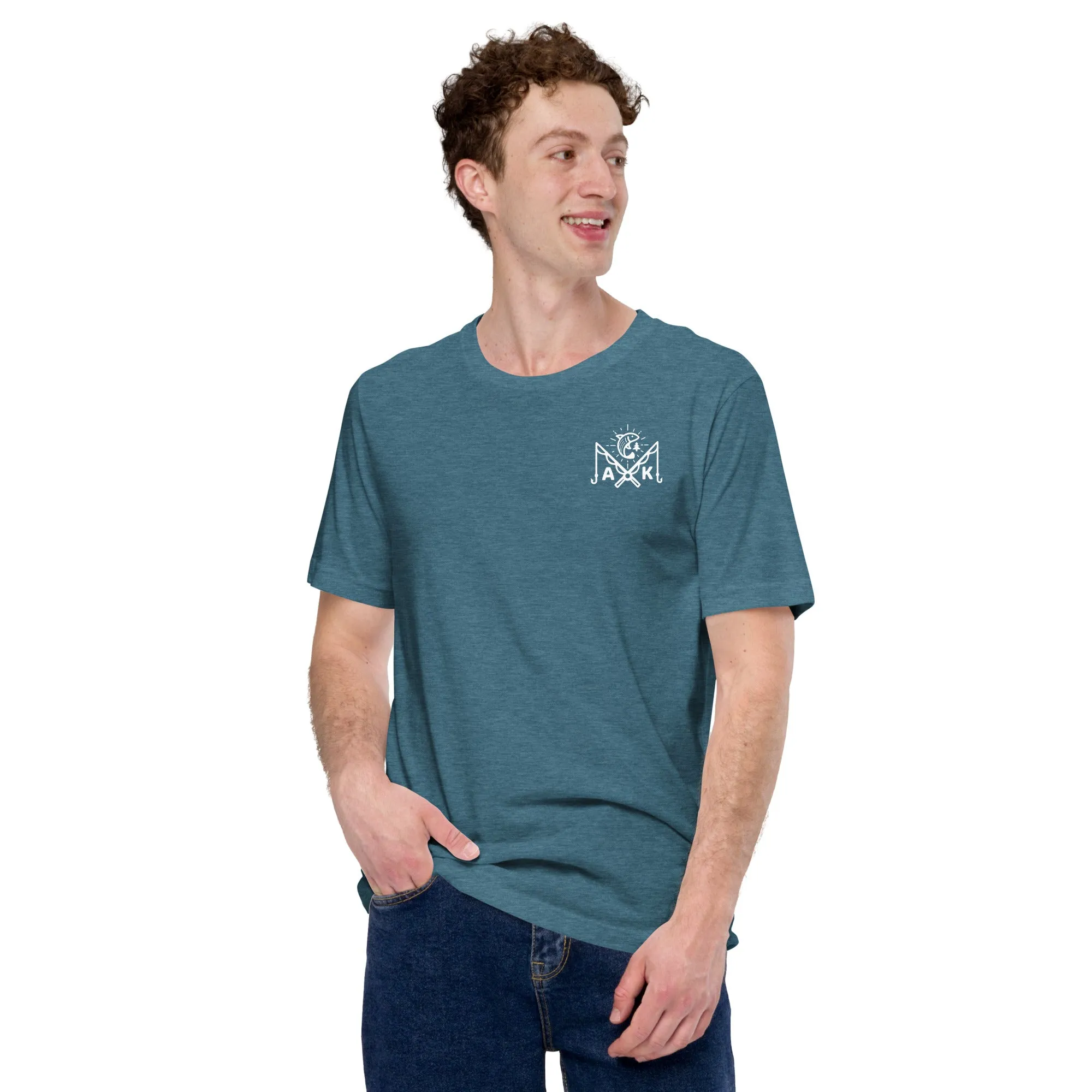 AK Fish T-Shirt - White Lettering