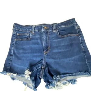 American Eagle Womens Ne(X)t Level Stretch Frayed Hem Denim Shorts Size 8