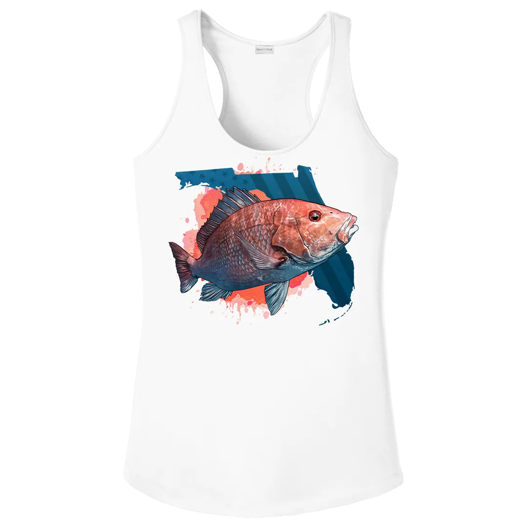 American Red Snapper - Ladies Tank Top
