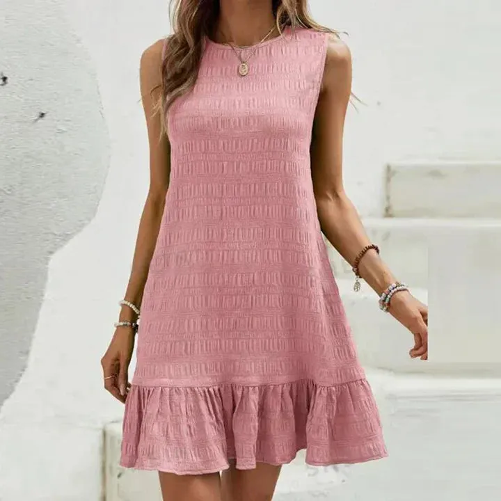 Amparo - Smocked dress with ruffles.