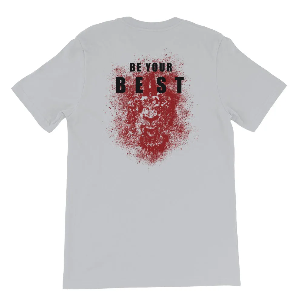 And Still Champion on front, Be Your Beast on back, men's T-shirt