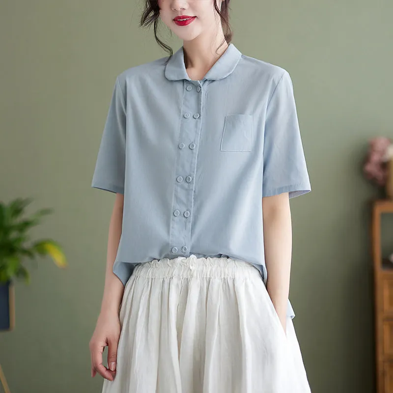 Aria - Button Blouse For Women - Classic & Comfortable