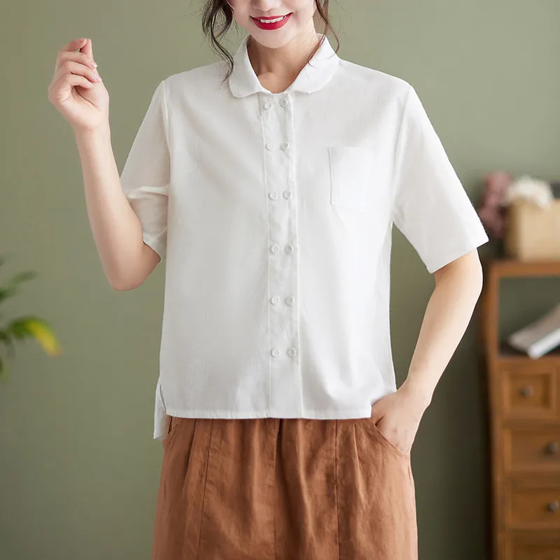 Aria - Button Blouse For Women - Classic & Comfortable