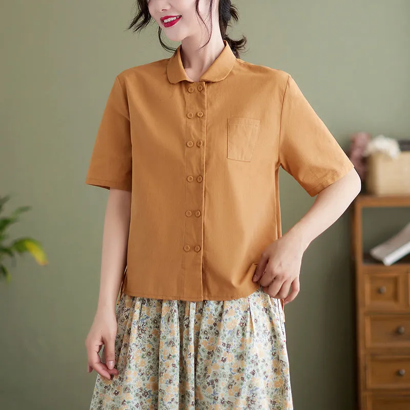 Aria - Button Blouse For Women - Classic & Comfortable