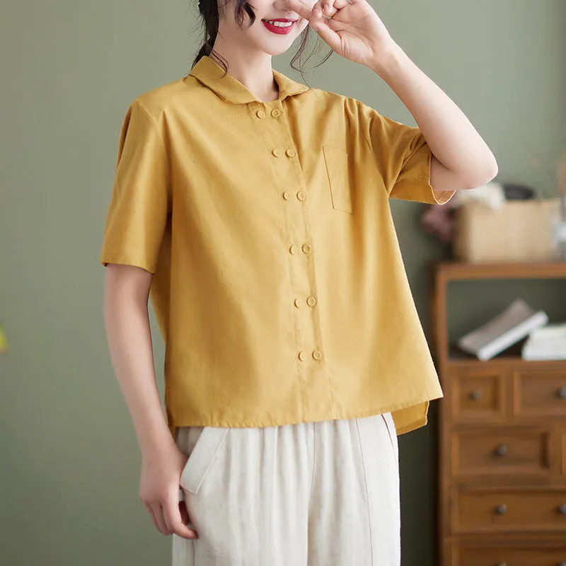 Aria - Button Blouse For Women - Classic & Comfortable