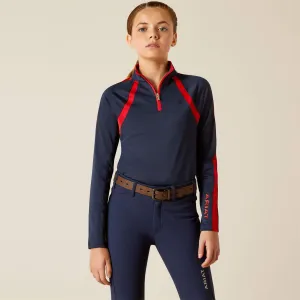 Ariat Youth Sunstopper 3.0 1/4 Zip Baselayer