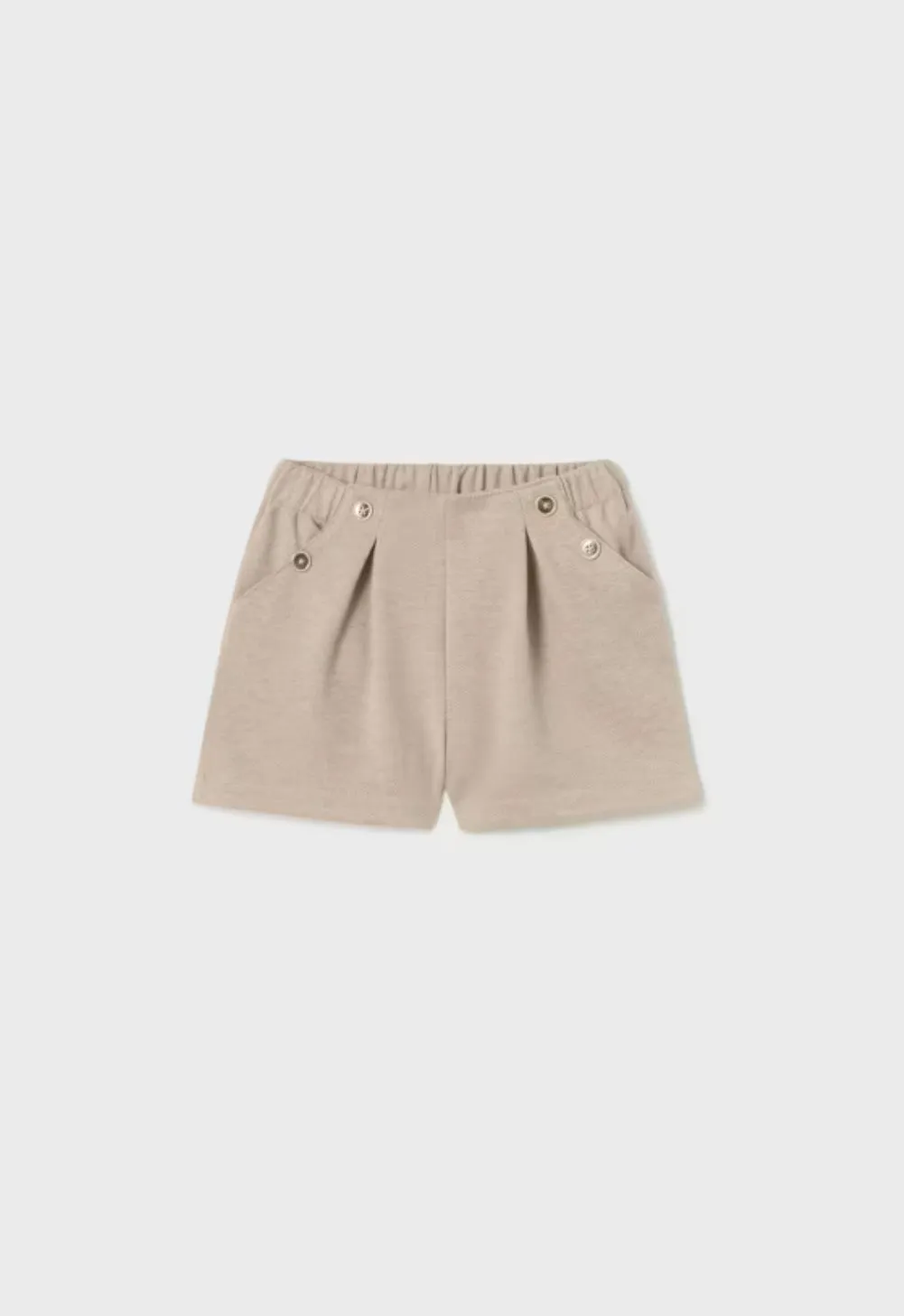 Baby Girls Beige Shorts