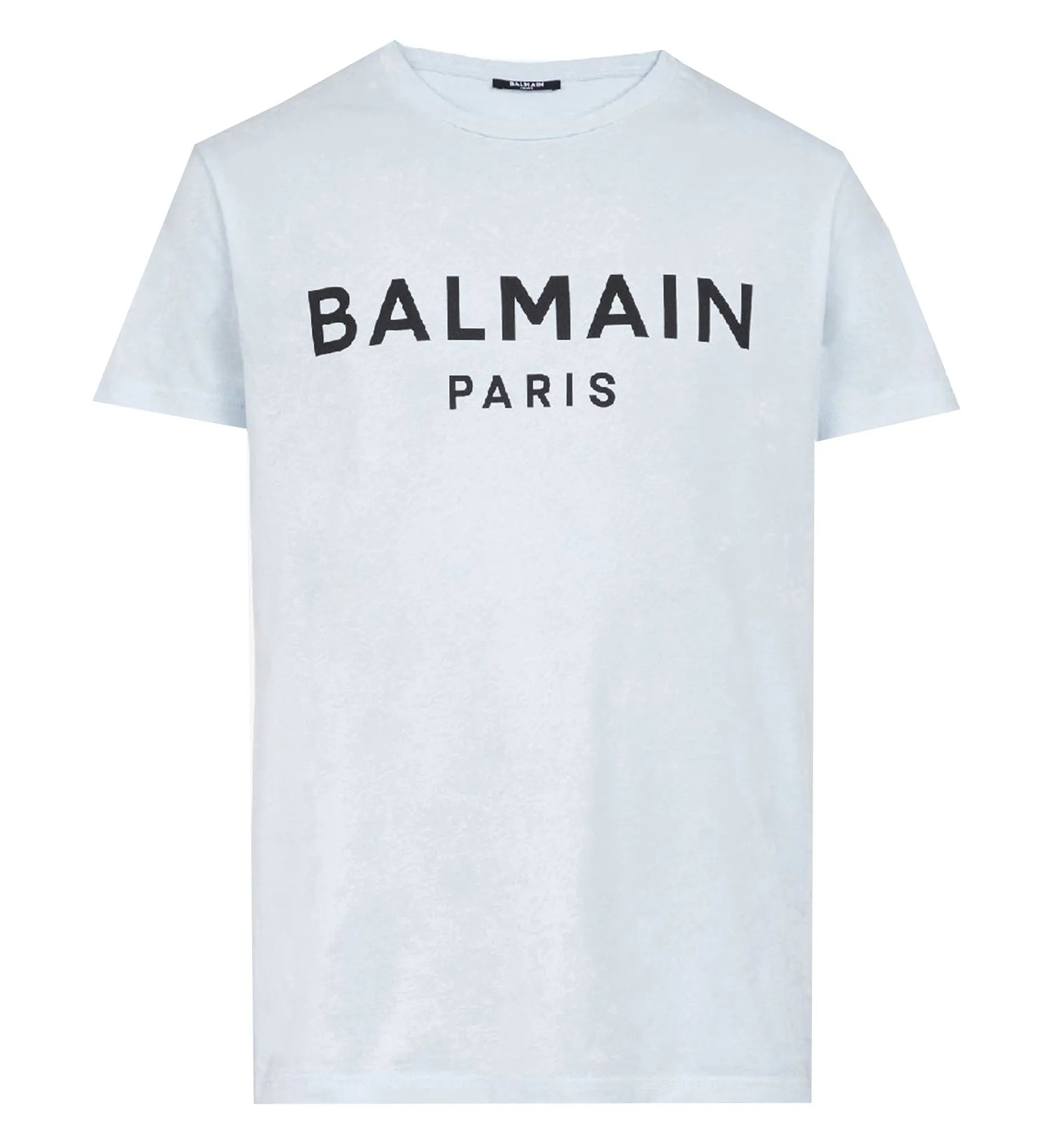 Balmain Logo SS Tee - Light Blue
