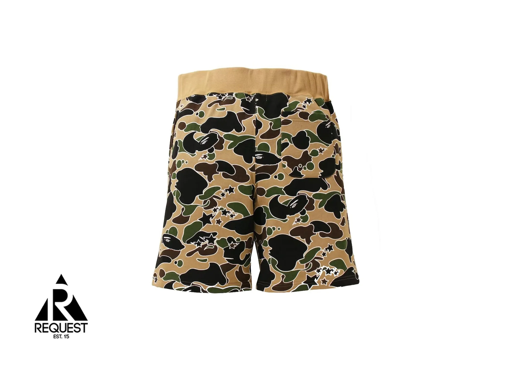 Bapesta Camo Shorts "Tan"