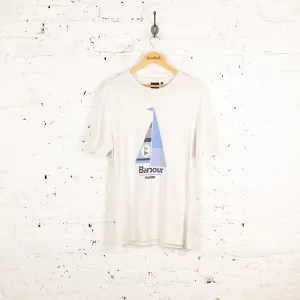 Barbour Mariner Tailored Fit T Shirt - White - L