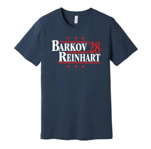 Barkov & Reinhart '28 - Florida Political Campaign Parody T-Shirt - Hyper Than Hype Shirts