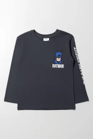 Batman Long Sleeve T-Shirt Dark Grey