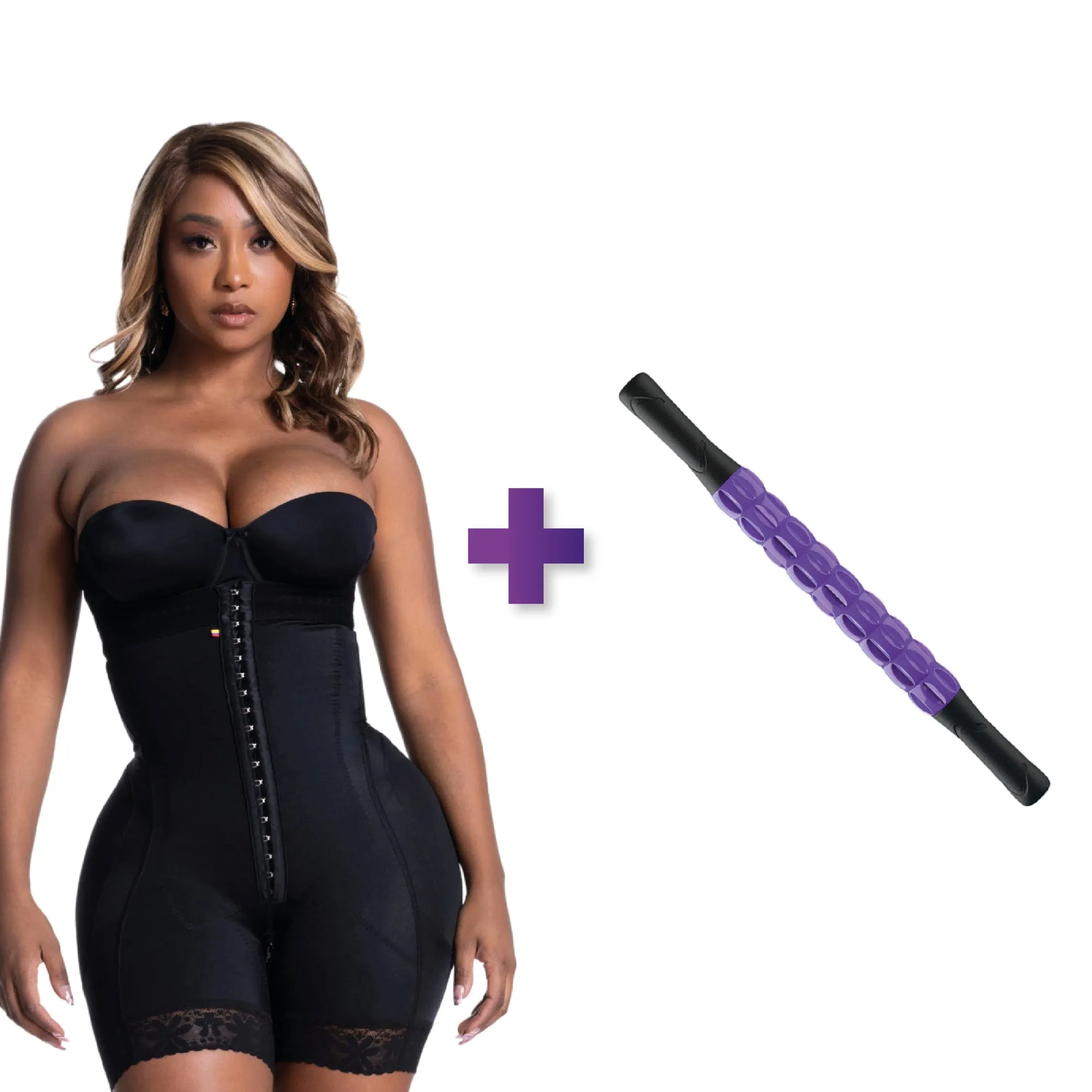BBL & Lipo | Stage 3 Faja Colombiana Shapewear | Strapless   Lymphatic Drainage Massager
