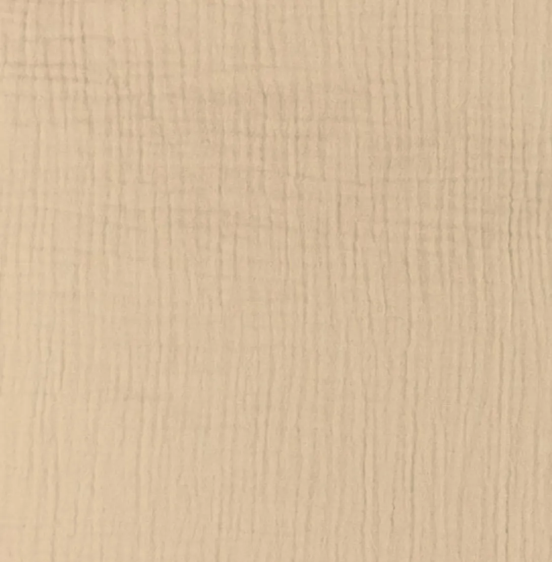 Beige Muslin Cotton Fabric