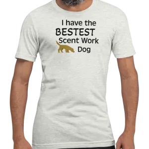 Bestest Scent Work Dog T-Shirts - Light