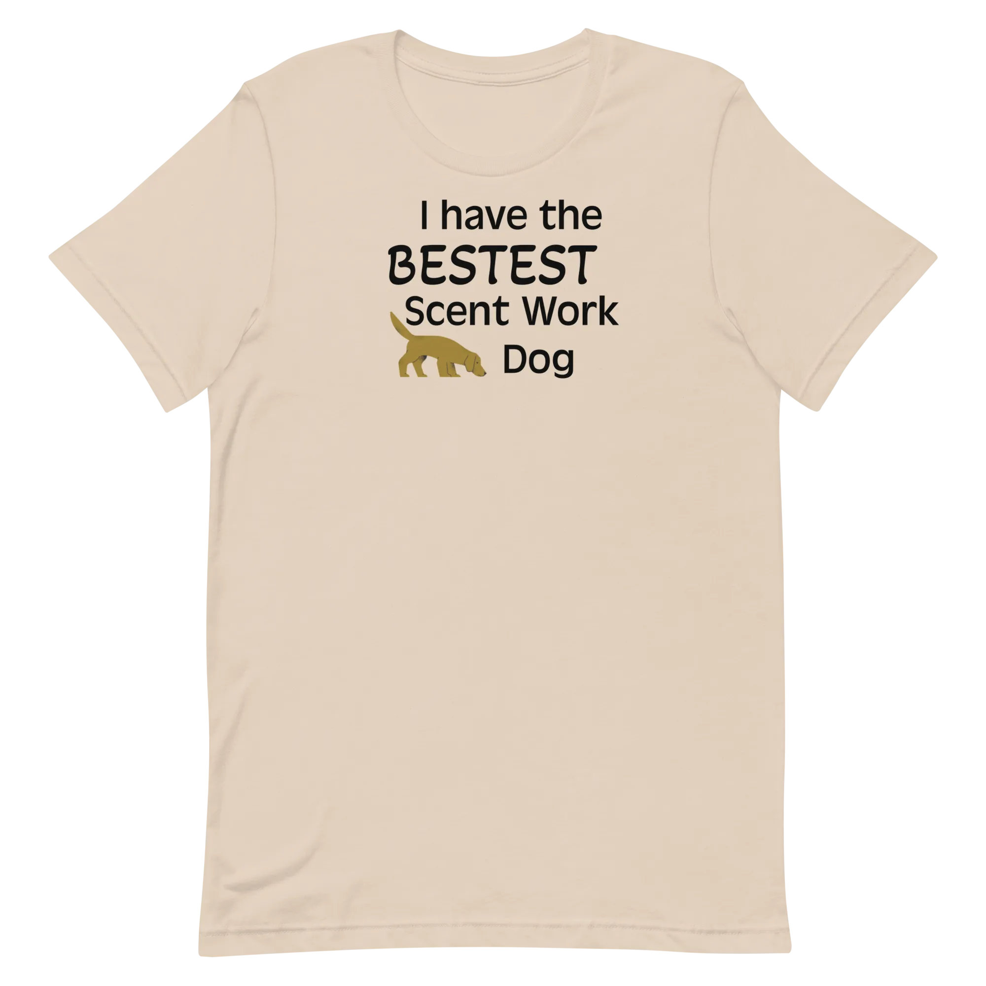 Bestest Scent Work Dog T-Shirts - Light