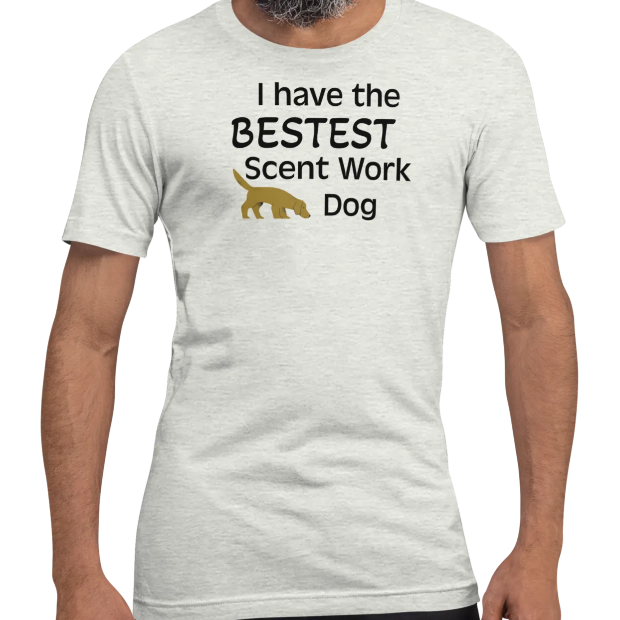 Bestest Scent Work Dog T-Shirts - Light