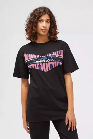 Black Cotton Women's T-Shirt