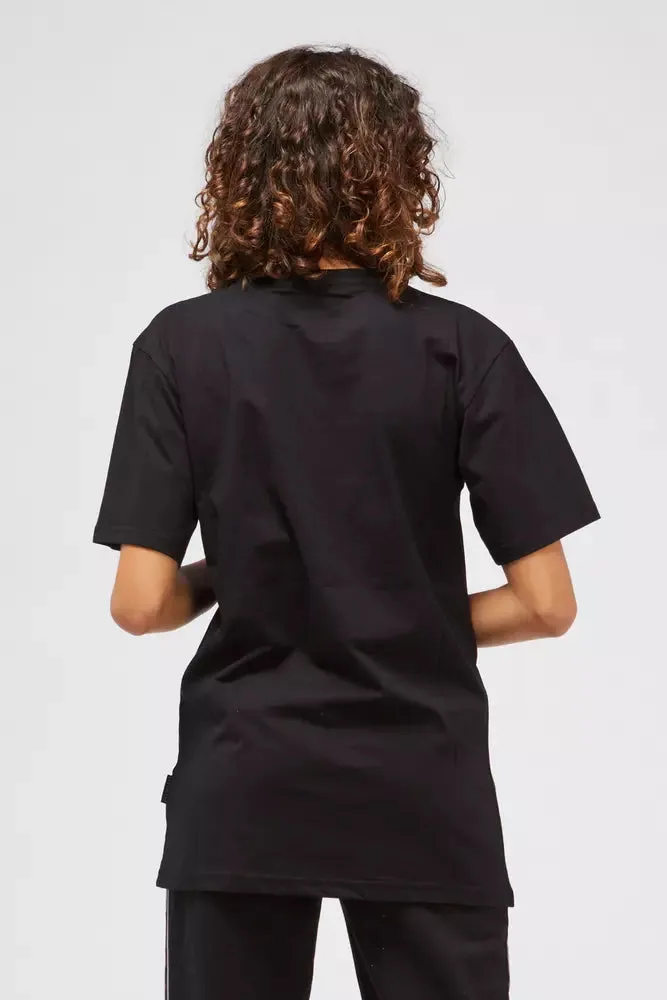 Black Cotton Women's T-Shirt