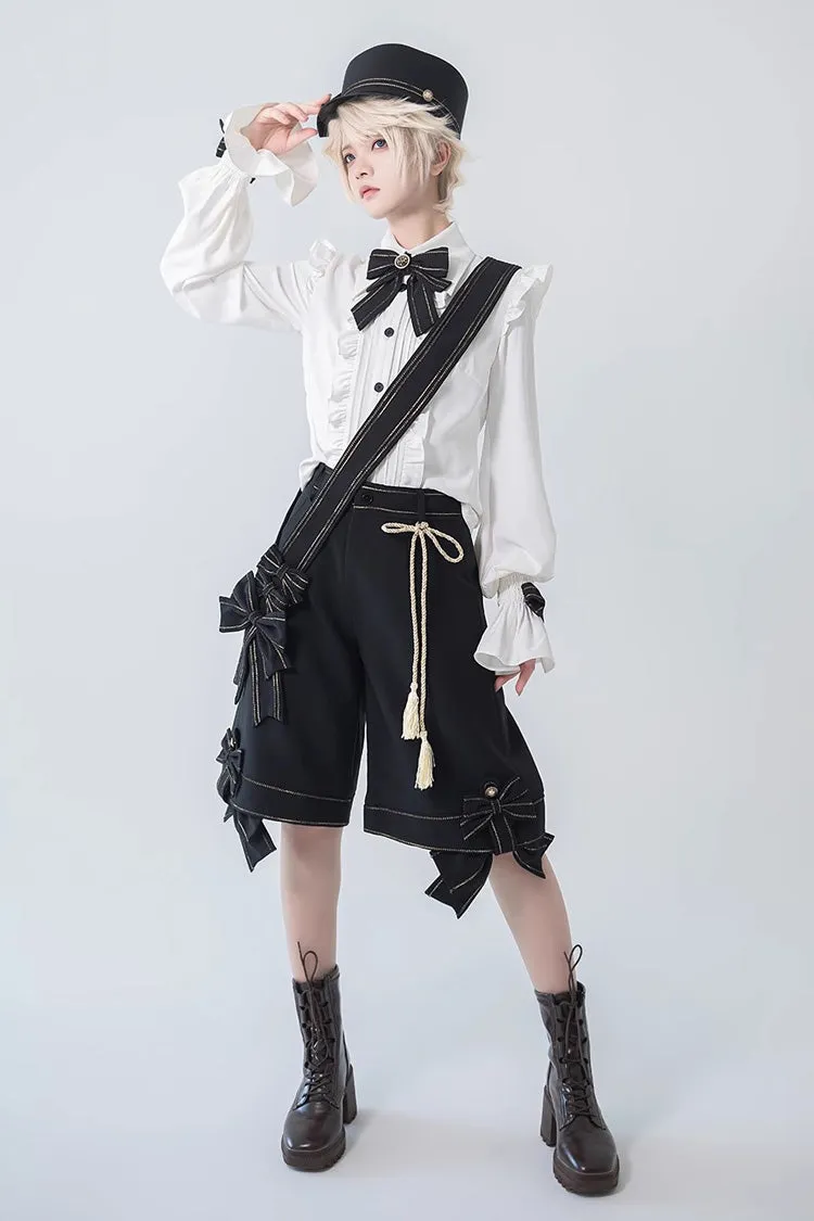 Black Galaxy Ouji Fashion Vintage Lolita Shorts