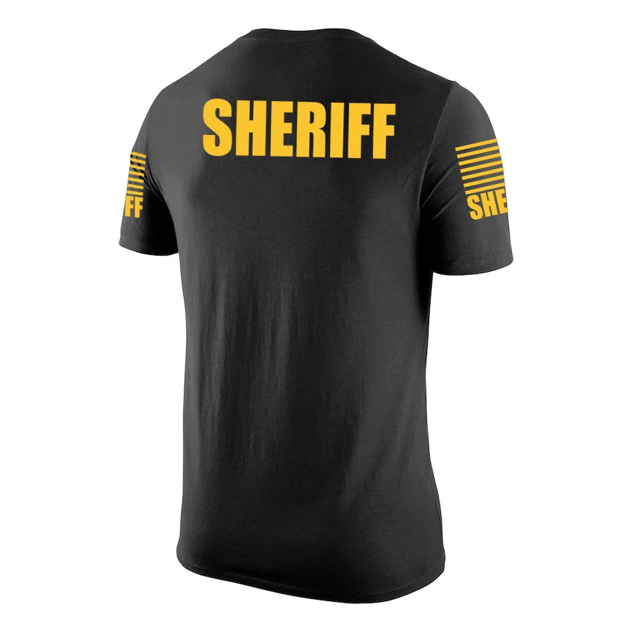 Black Sheriff Men's Shirt - Short Sleeve (Golden Yellow)