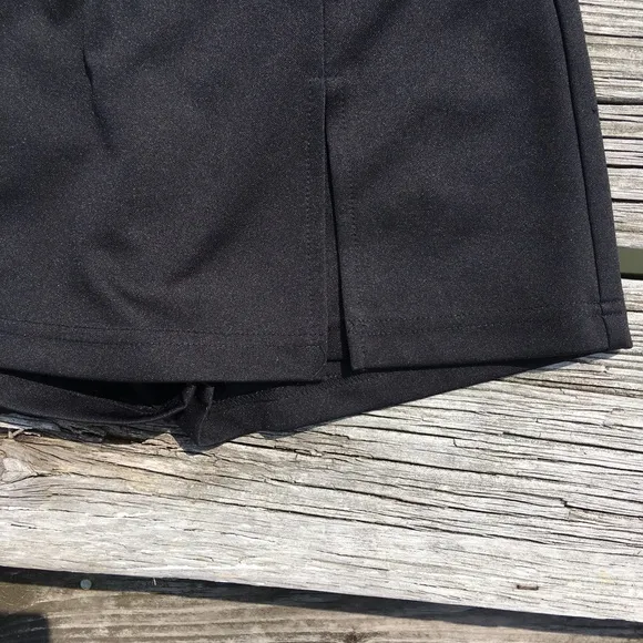 Black skort skirt shorts L large