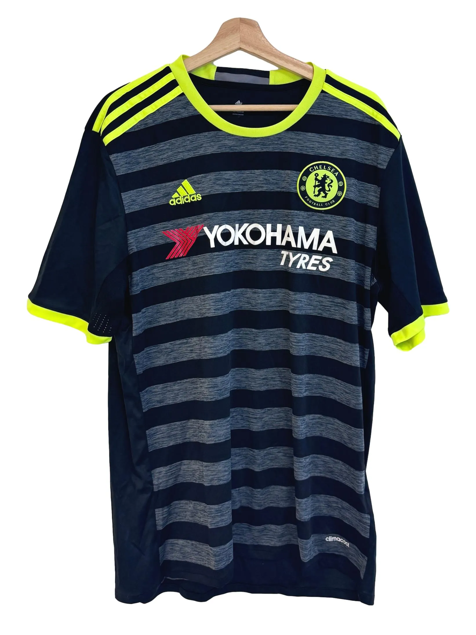 Black Stripes Neon Jersey Tee