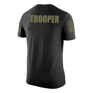 Black Trooper Men's Shirt - Short Sleeve (Green)