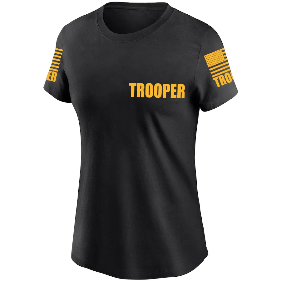 Black Trooper Women's Shirt - Short Sleeve (Golden Yellow)