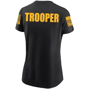 Black Trooper Women's Shirt - Short Sleeve (Golden Yellow)