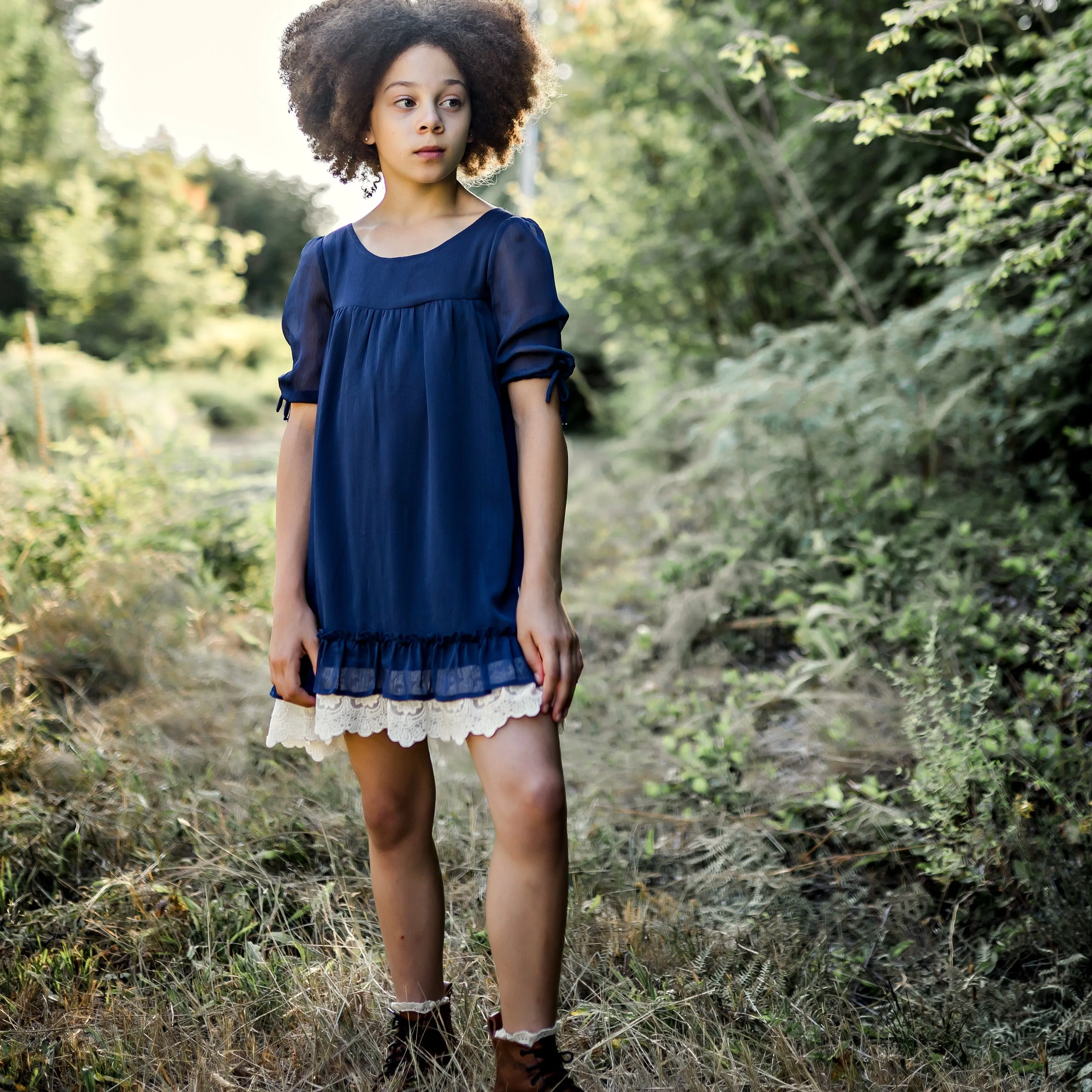 Blue Chiffon Indie Set