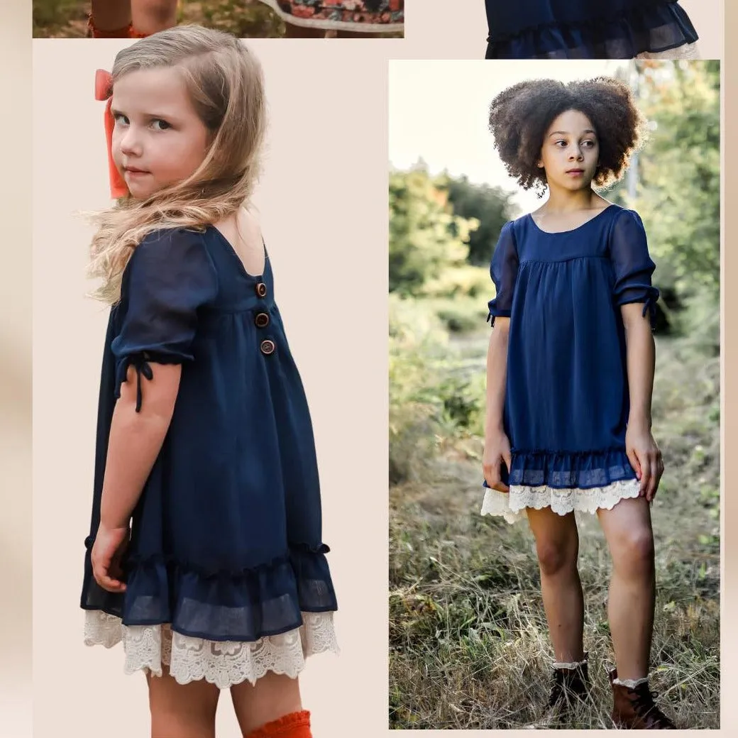 Blue Chiffon Indie Set
