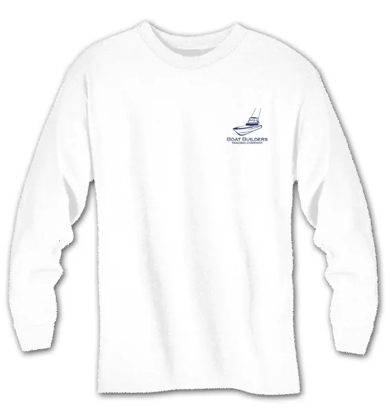 Boat Builders Trading Co. Performance Long Sleeve - Sky Blue Hull